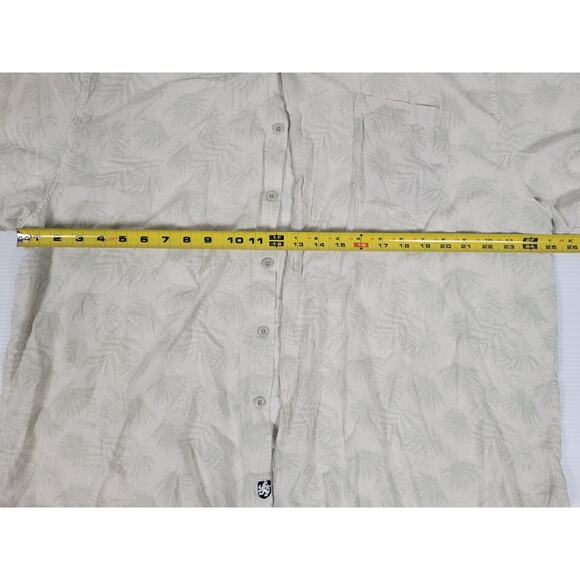 Nat Nast Silk Blend Button Shirt Mens XXL 2XL Palm Tree Short Sleeve Lightweight - Picture 7 of 7